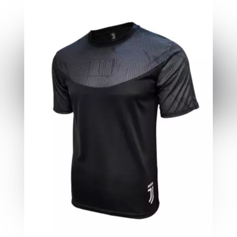 Juventus, Black, Sports Jersey, Medium